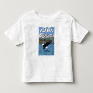 Bald Eagle Diving - Ketchikan, Alaska Toddler T-shirt