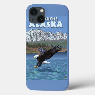 Bald Eagle Diving - Latouche, Alaska iPhone 13 Case