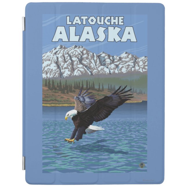Bald Eagle Diving - Latouche, Alaska iPad Smart Cover (Front)