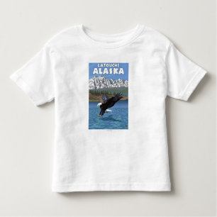 Bald Eagle Diving - Latouche, Alaska Toddler T-shirt