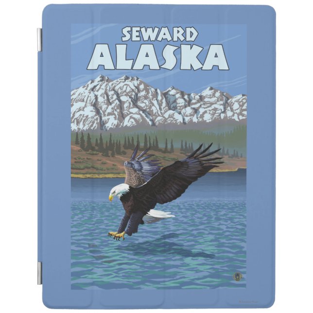 Bald Eagle Diving - Seward, Alaska iPad Smart Cover (Front)