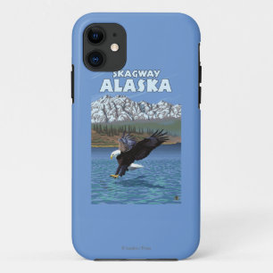 Bald Eagle Diving - Skagway, Alaska iPhone 11 Case