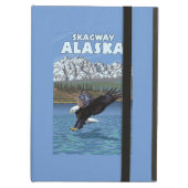 Bald Eagle Diving - Skagway, Alaska Cover For iPad Air (Front Closed)