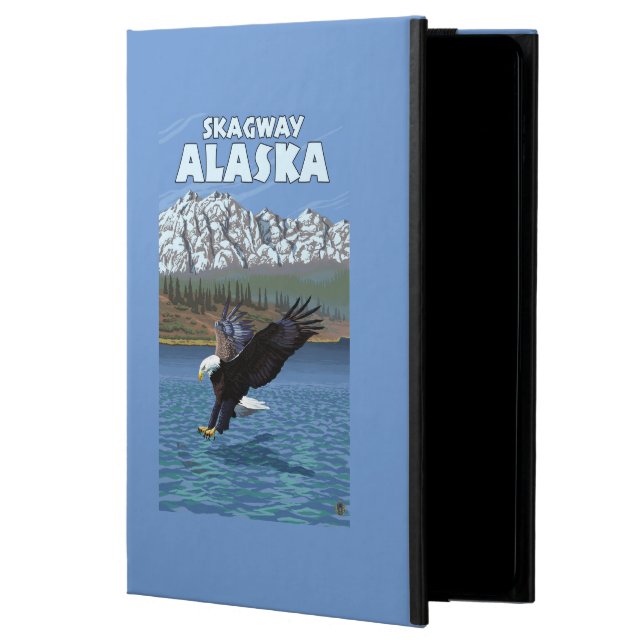 Bald Eagle Diving - Skagway, Alaska Cover For iPad Air (Front)