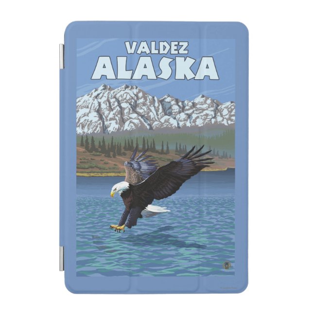 Bald Eagle Diving - Valdez, Alaska iPad Mini Cover (Front)