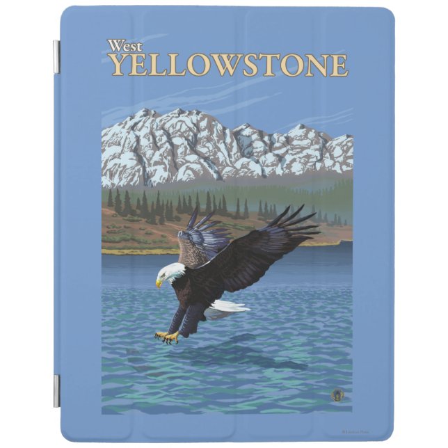 Bald Eagle Diving - West Yellowstone, MT iPad Smart Cover (Front)