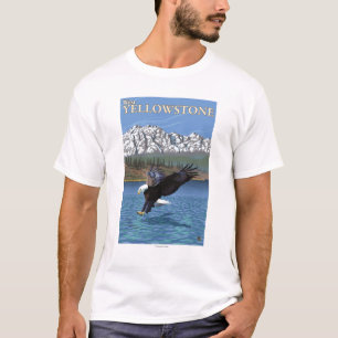 Bald Eagle Diving - West Yellowstone, MT T-Shirt