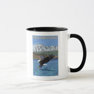 Bald Eagle Diving - Yellowstone National Park Mug