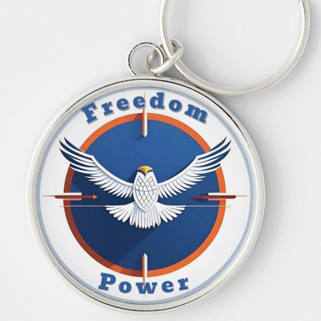 Bald Eagle Emblem Keychain (Front)