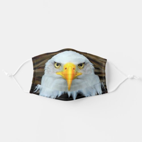 Bald Eagle Eyes _ Looking _ Adult Cloth Face Mask