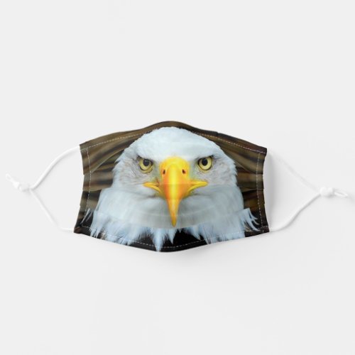 Bald Eagle Eyes _ Looking _ Funny Adult Cloth Face Mask