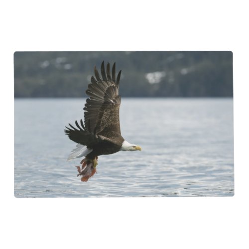 Bald Eagle Fish Retrieval Placemat