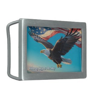 Bald Eagle & Flag Pride • United States 250th Belt Buckle