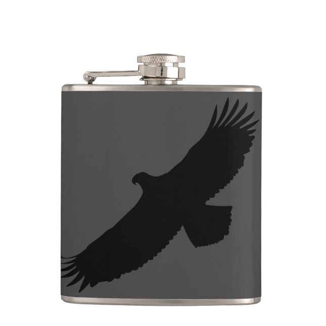 Bald Eagle Flask Choose Color (Front)