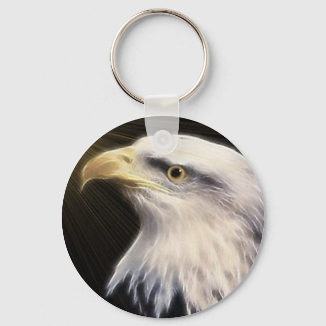 Bald Eagle / Fly With The Eagles Keychain (Front)