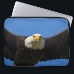 Bald Eagle Flyby Up Close Laptop Sleeve<br><div class="desc">Bald Eagle flyby up close</div>