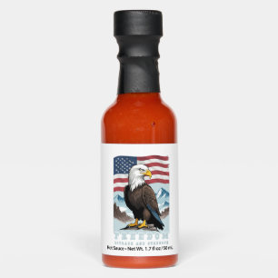 Bald Eagle Freedom Courage and Strength Hot Sauces
