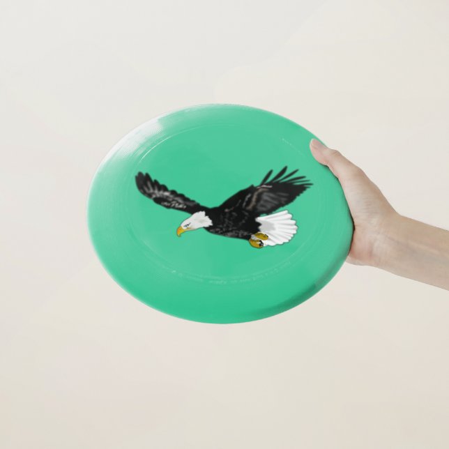 Bald Eagle Frisbee (In Hand)