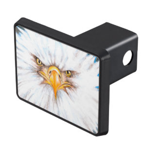 Bald Eagle Gaze Tow Hitch Cover