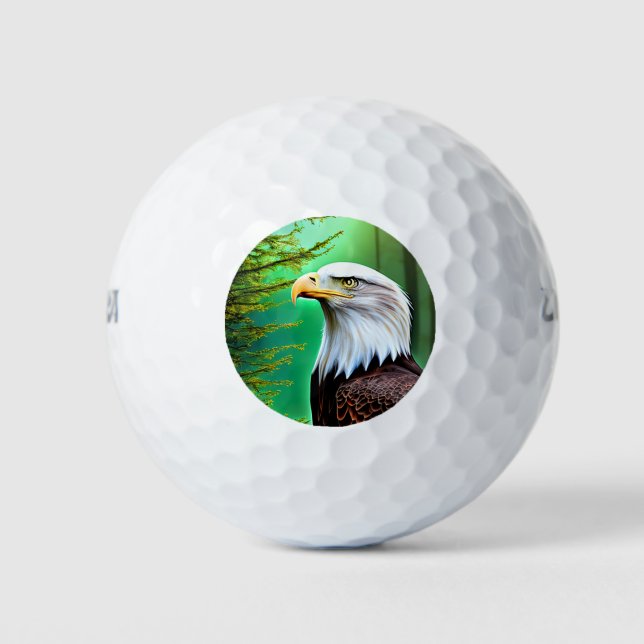 Bald Eagle Golf Ball (Front)