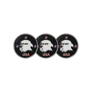 Bald eagle golf ball marker