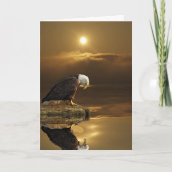 Bald Eagle Gratitude Series Thank You Card by RavenSpiritPrints at Zazzle