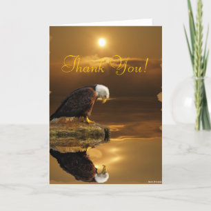 Bald Eagle Gratitude Wildlife Thank You Card