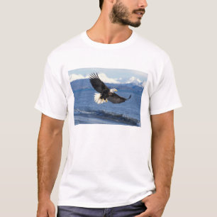bald eagle, Haliaeetus leuccocephalus, in flight T-Shirt