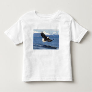 bald eagle, Haliaeetus leuccocephalus, in flight Toddler T-shirt