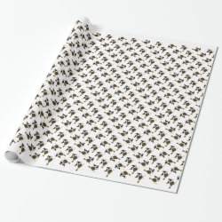 Halloween Bald Eagle Glossy Wrapping Paper (6 foot roll)