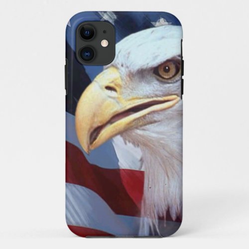 bald Eagle head iPhone 11 Case