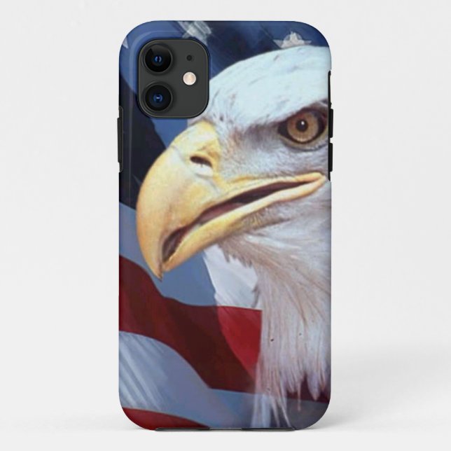 bald Eagle head Case-Mate iPhone Case (Back)