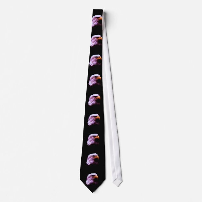 Bald Eagle Head Neck Tie (Front)