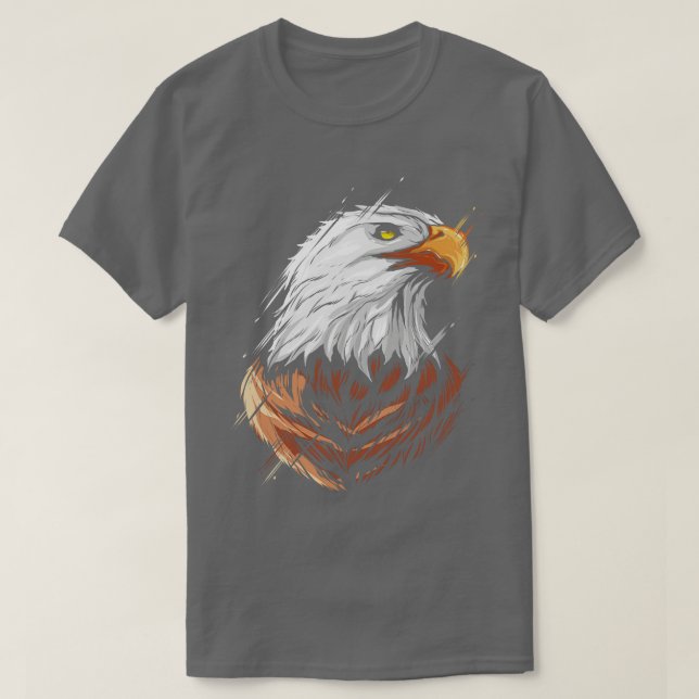 Bald Eagle Head Of An American Bald Eagle  T-Shirt (Design Front)