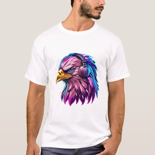 Bald eagle head t shirt