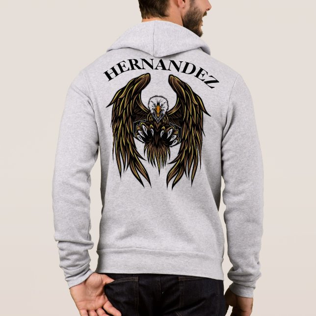 Bald Eagle Hoodie (Back)