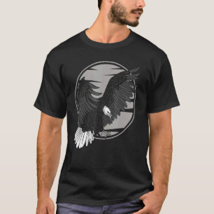Bald Eagle Imprint North American Patriotic Bird R T-Shirt