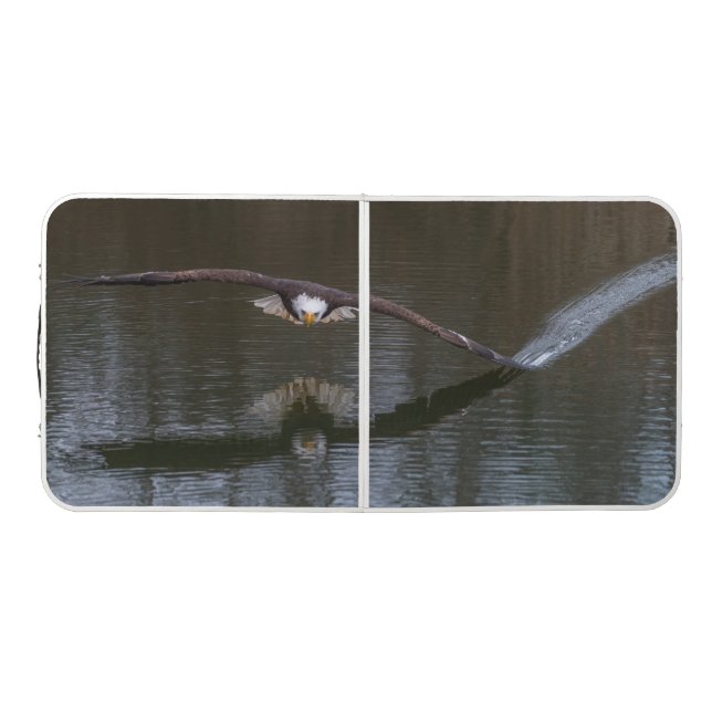 Bald Eagle in Flight Beer Pong Table (Top)