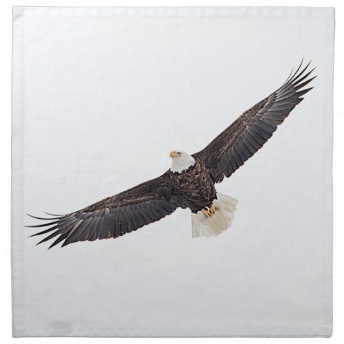 Bald Eagle in flight Napkin