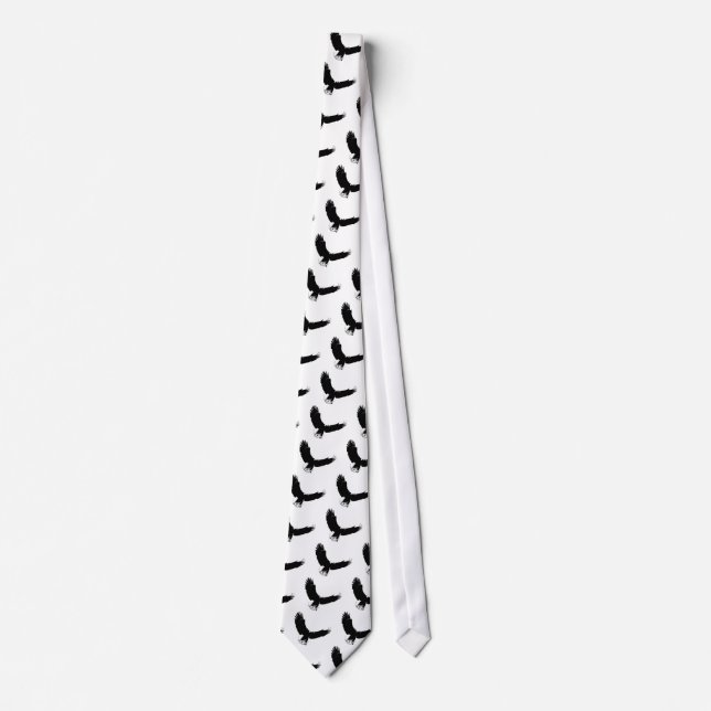 Bald Eagle in Flight Neck Tie (Front)