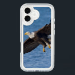 Bald eagle in flight iPhone 16 case<br><div class="desc">Bald eagle,  Homer,  Southcentral Alaska</div>