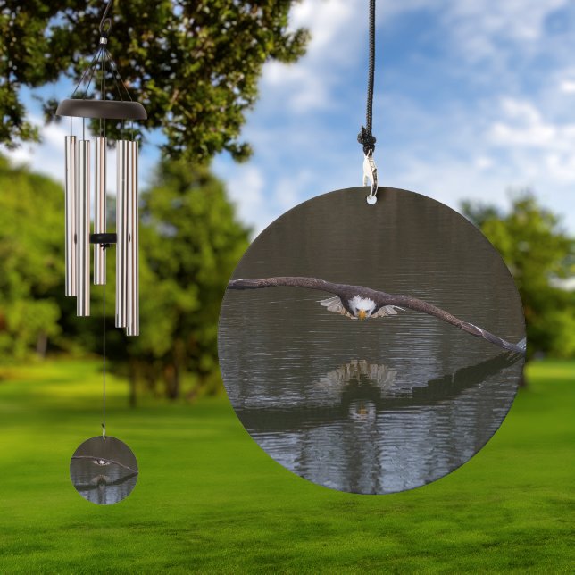 Bald Eagle in Flight Wind Chime (Outdoor)