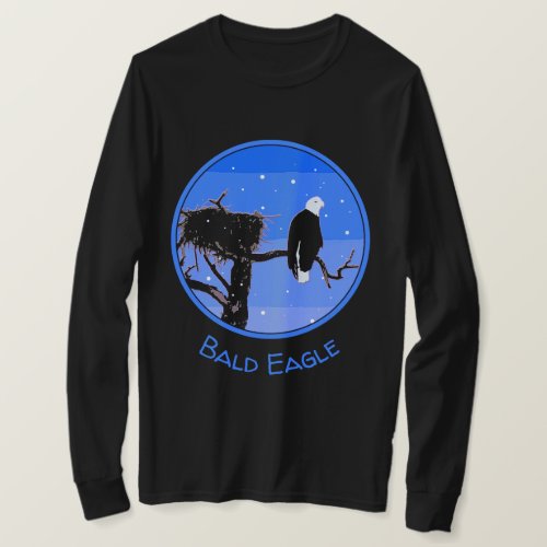 Bald Eagle in Winter  _ Original Wildlife Art T_Shirt