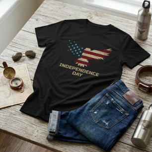 Bald Eagle Independence Day Patriotic   T-Shirt