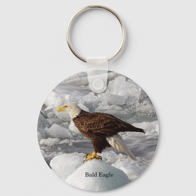 Bald Eagle key chain (Front)