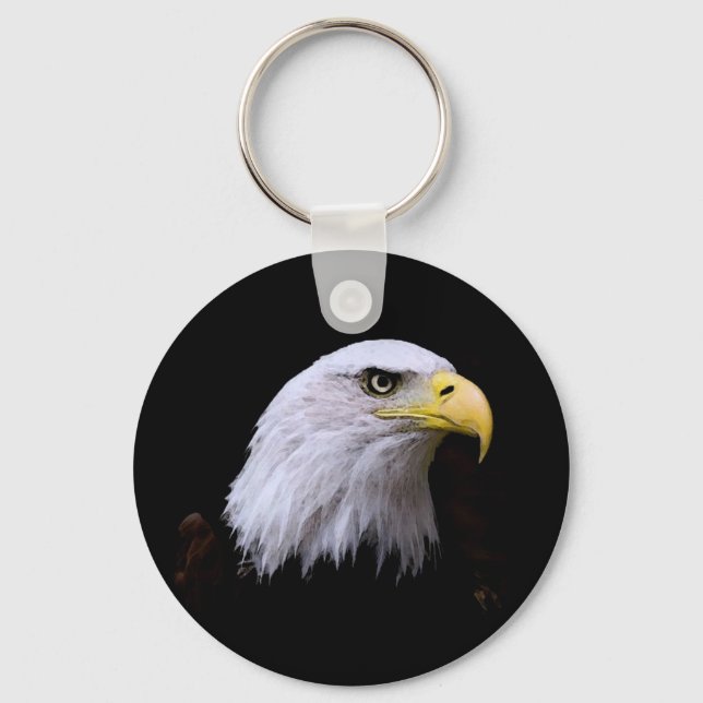Bald Eagle Keychain (Front)