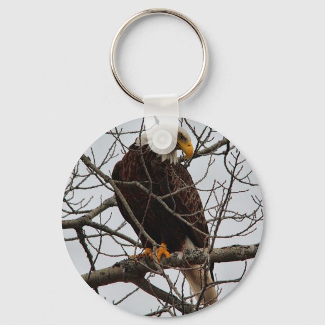 Bald Eagle Keychain (Front)