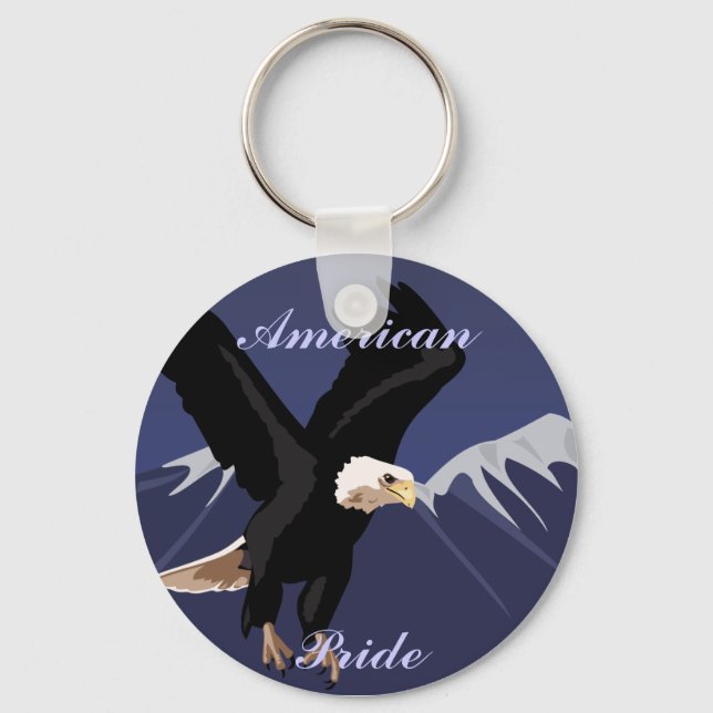 Bald Eagle Keychain (Front)