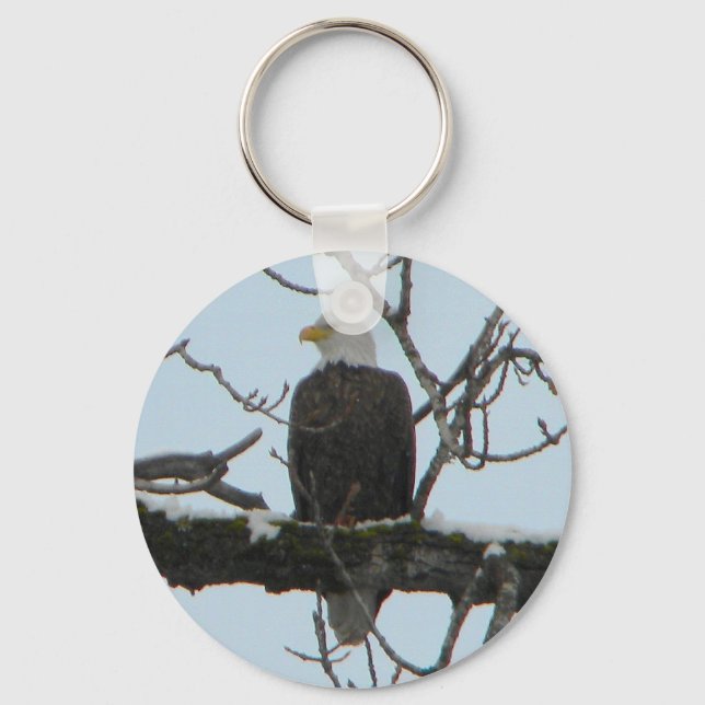 Bald Eagle Keychain (Front)