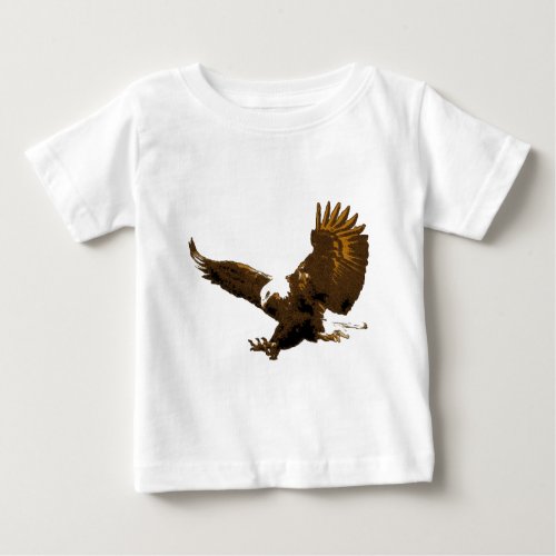 Bald Eagle Landing Baby T_Shirt